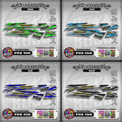Honda PCX 150 Stock Decals (Thai Limited Edition)【PREMIUM GLOSSY LAMINATED】