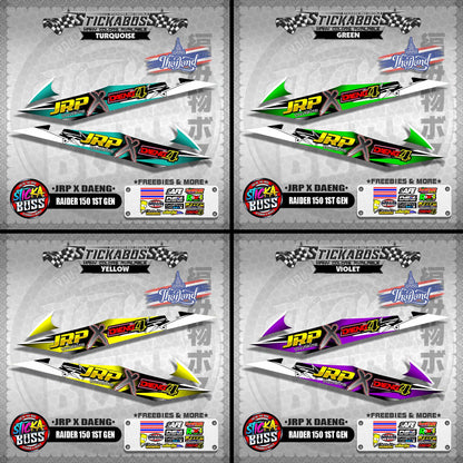 RAIDER 150 1ST GEN DECALS ( JRP X DAENG )【WITH FREEBIES】