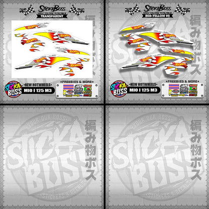 MIO I 125 M3 DECALS ( NEW HOTWHEELS )【WITH FREEBIES】
