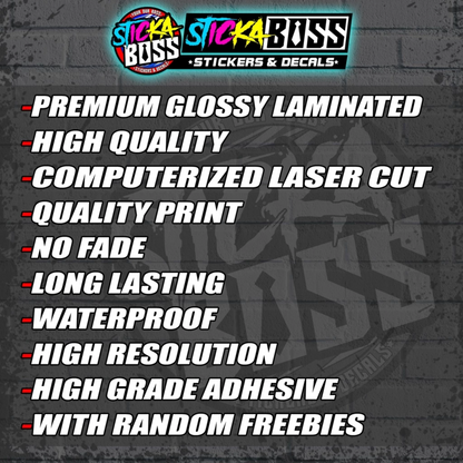 RS 150 FI Decals (R150 Stock Decals)【PREMIUM GLOSSY LAMINATED】
