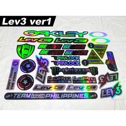 【HOLOGRAM】HELMET VISOR STICKERS【HOLOGRAPHIC】