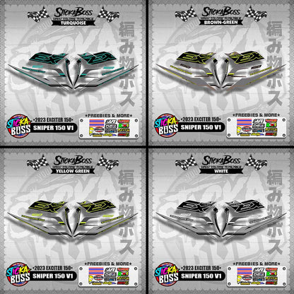 SNIPER 150 V1 VIETNAM DECALS ( 2023 EXCITER 150 )【WITH FREEBIES】