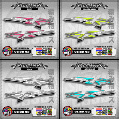 CLICK V2 STOCK DECALS ( 2024 DESIGN )【WITH FREEBIES】