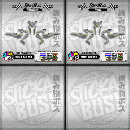 MIO I 125 M3 DECALS ( MIO Z CONCEPT )【WITH FREEBIES】