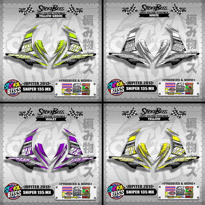 SNIPER 135 MX DECALS ( JUPITER 2013 )【WITH FREEBIES】