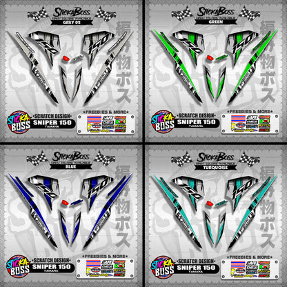 SNIPER 150 VIETNAM DECALS ( SCRATCH DESIGN )【WITH FREEBIES】