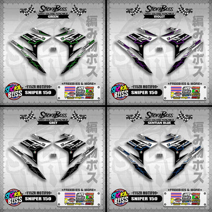 SNIPER 150 DECALS ( Y15ZR MOTIF99 )【WITH FREEBIES】