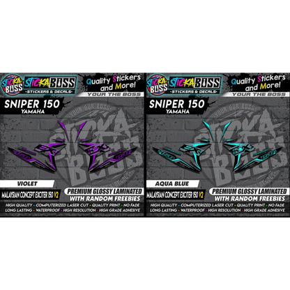 SNIPER 150 Stock Decals 【 MALAYSIAN CONCEPT EXCITER 150 V2 】