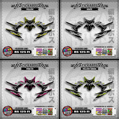 RS 125 FI DECALS ( CLASSIC LINE)【WITH FREEBIES】