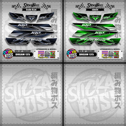 DREAM 125 DECALS ( NEW JRP THAILAND )【WITH FREEBIES】