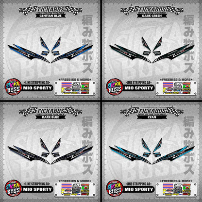 MIO SPORTY INDO STICKER DECALS (LINE STRIPPING A8)【WITH FREEBIES】