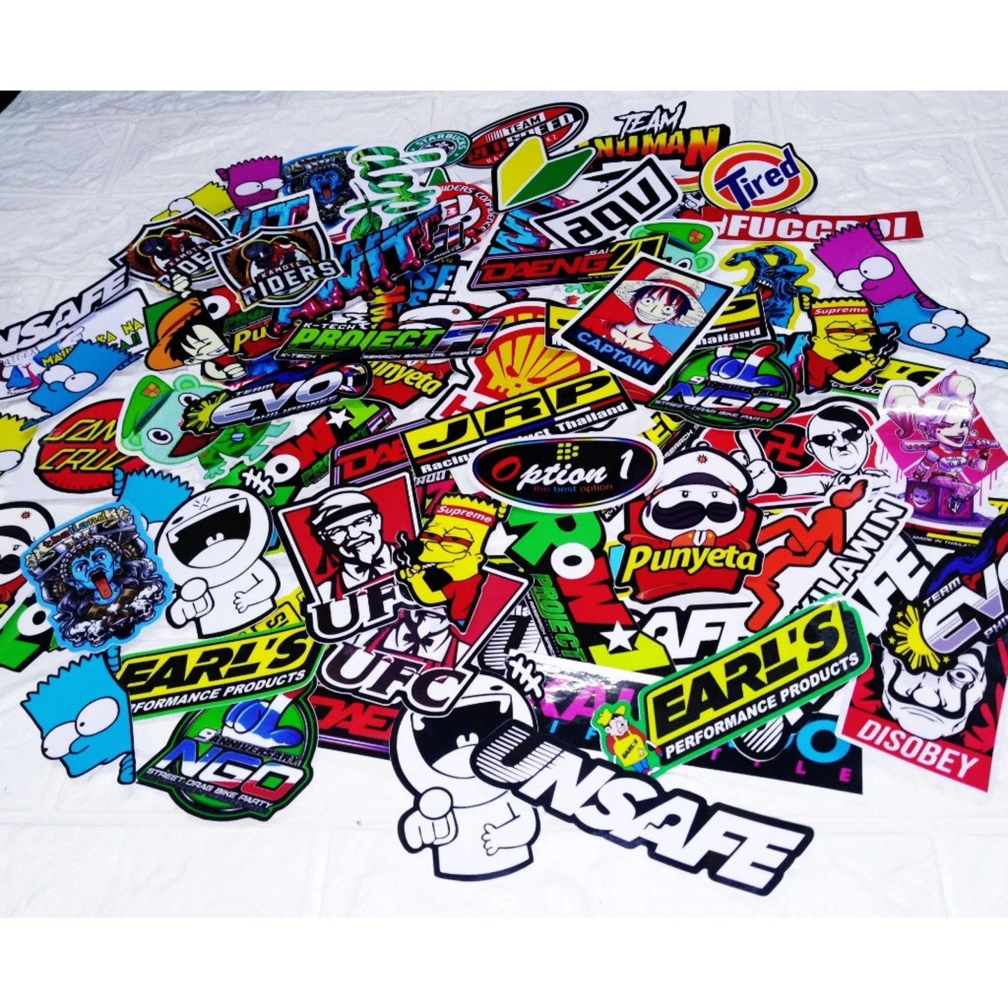 Smash 115 Decal Design - Green (2019 Stock)【PREMIUM GLOSSY LAMINATED】