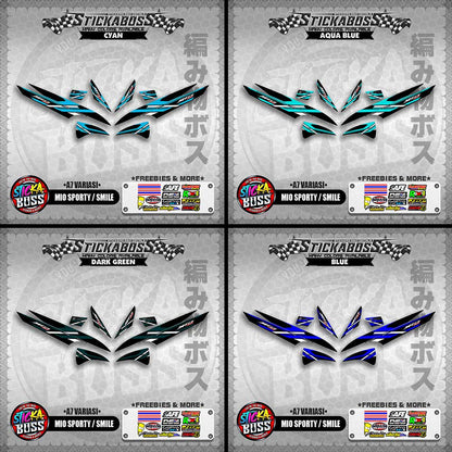 MIO SPORTY / SMILE INDO STICKER DECALS ( A7 VARIASI ) 【WITH FREEBIES】