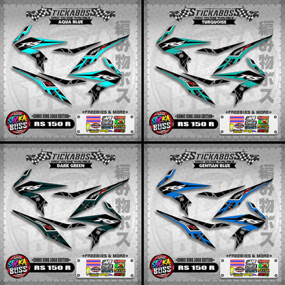 RS 150 R STICKER DECALS ( SONIC KING LOGO EDITION )【WITH FREEBIES】
