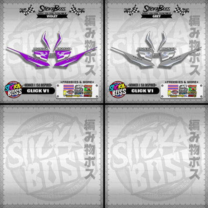 CLICK V1 DECALS ( WINNER X 150 INSPIRED )【WITH FREEBIES】