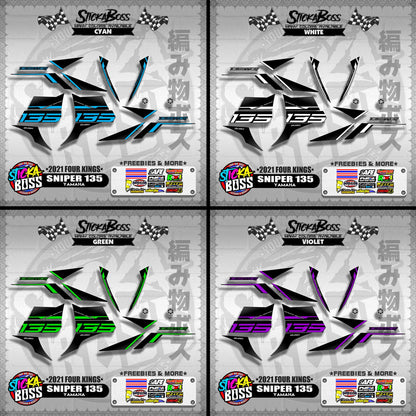 SNIPER 135 DECALS ( 2021 FOUR KINGS )【WITH FREEBIES】