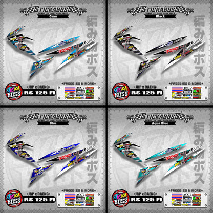 RS 125 FI Decals (JRP x DAENG) [ASSORTED COLORS]【PREMIUM GLOSSY LAMINATED】
