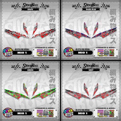 MIO 1 DECALS ( US STYLE FIRE SPECIAL )【WITH FREEBIES】
