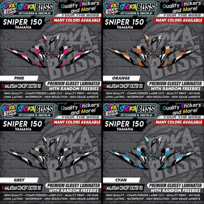 SNIPER 150 Decals 【 v3 Malaysian Concept EXCITER 150 】