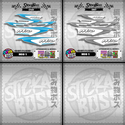 MIO 1 DECALS ( FOR WHITE STYLE CULTURE )【WITH FREEBIES】