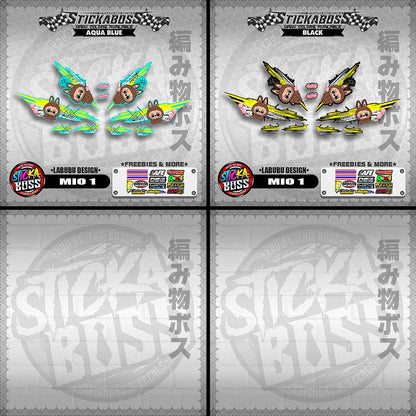 MIO 1 STICKER DECALS ( LABUBU DESIGN )【WITH FREEBIES】