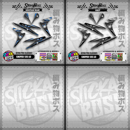 SNIPER 135 LC DECALS ( DYNO PRO CLASSIC )【WITH FREEBIES】