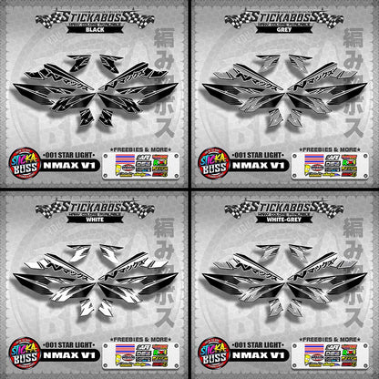 NMAX V1 STICKER DECALS ( 001 STAR LIGHT )【WITH FREEBIES】