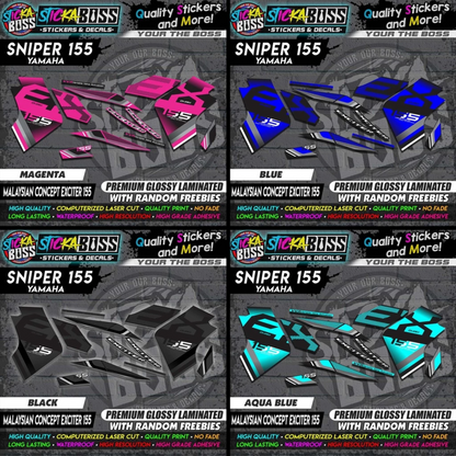 SNIPER 155 New Stock Decals [ MALAYSIAN CONCEPT EXCITER 155 ]