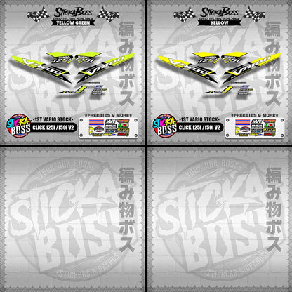 CLICK 125i / 150i V2 DECALS ( 1ST VARIO STOCK )【WITH FREEBIES】