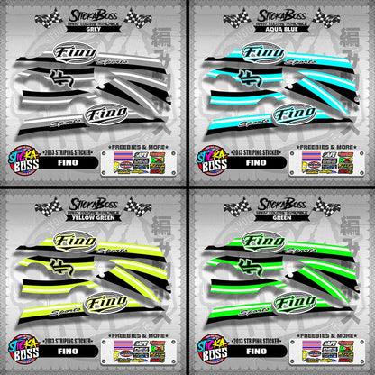 FINO DECALS ( 2013 STRIPING STICKER )【WITH FREEBIES】