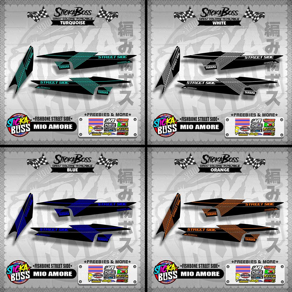 MIO AMORE DECALS ( FISHBONE STREET SIDE )【WITH FREEBIES】