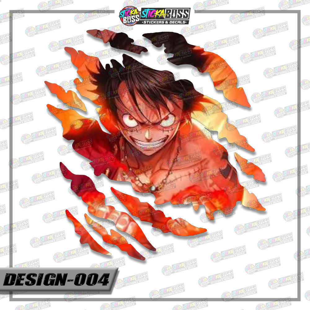 ONE PIECE PART 1 | ANIME SCRATCH STICKER【VINYL PRINTED】( LAMINATED / WATERPROOF )【Stickaboss】