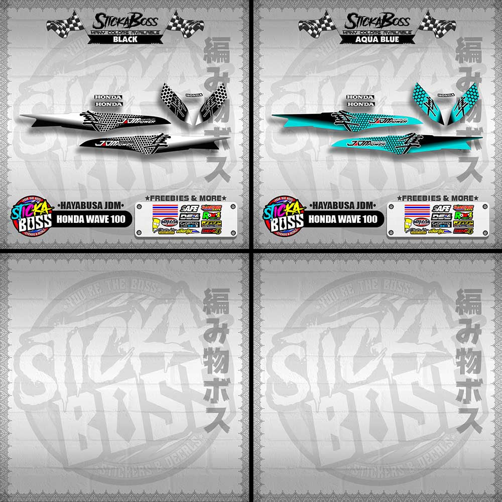 HONDA WAVE 100 ( HAYABUSA JDM )【WITH FREEBIES】