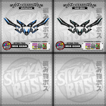 MIO GEAR STICKER DECALS ( DYNO PRO)【WITH FREEBIES】