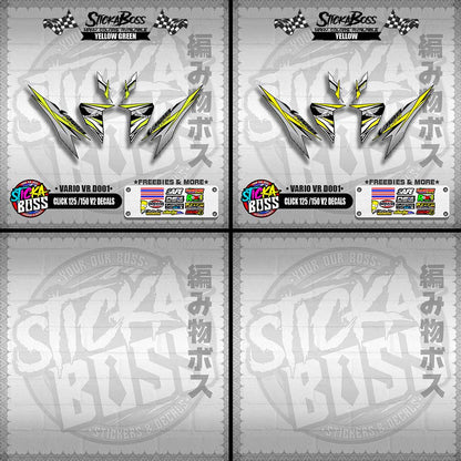 CLICK 125 / 150 V2 DECALS ( VARIO VR D001 )【WITH FREEBIES】