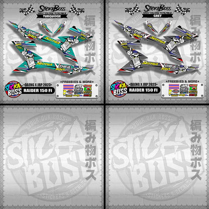 RAIDER 150 Fi DECALS ( DAENG x JRP 2023 )【WITH FREEBIES】