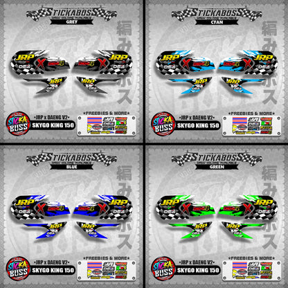 SKYGO KING 150 DECALS ( JRP x DAENG V2 )【WITH FREEBIES】