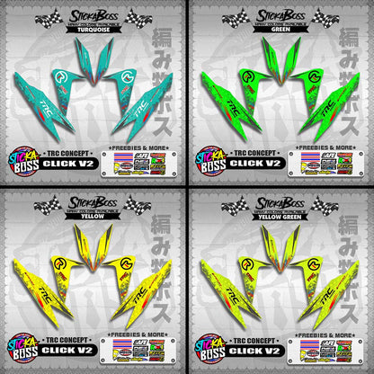 CLICK V2 DECALS ( TRC CONCEPT )【WITH FREEBIES】