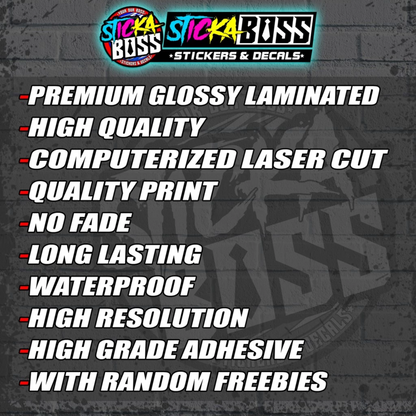 Honda RS 150 Fi (MTV x AUN) [ASSORTED COLORS] Stock Decals【PREMIUM GLOSSY LAMINATED】