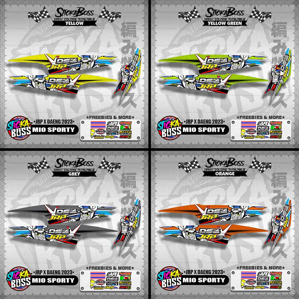 MIO SPORTY DECALS ( DAENG X JRP 2023 )【WITH FREEBIES】