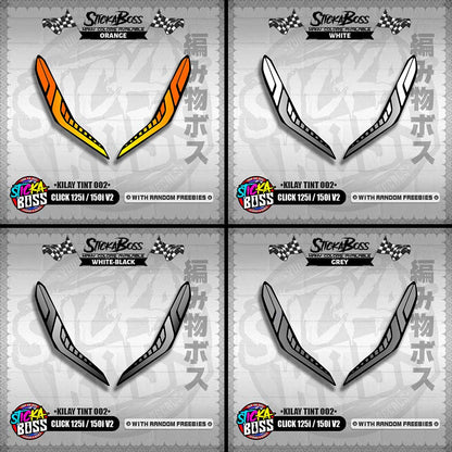 CLICK 125i / 150i V2 (KILAY TINT 002) TRANSPARENT【WITH FREEBIES】