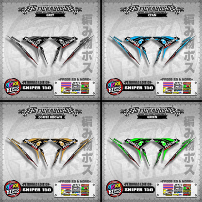 SNIPER 150 Decals ( Petronas Edition ) MX King, Exciter 150
