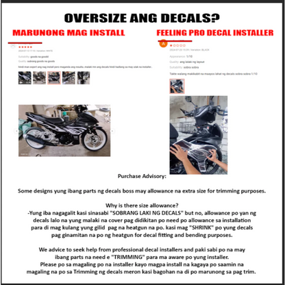 Mio i 125 Stock Decals M3 (Malaysian Concept)【WITH FREEBIES】