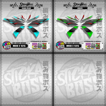 MIO I 125 DECALS ( LNS SHARP DESIGN )【WITH FREEBIES】