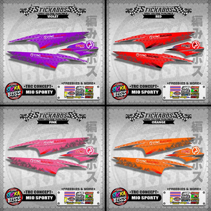 MIO SPORTY STICKER DECALS ( TRC CONCEPT )【WITH FREEBIES】