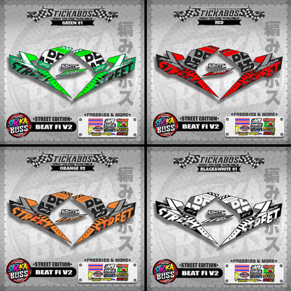 BEAT Fi V2 STOCK DECALS ( STREET EDITION )【WITH FREEBIES】
