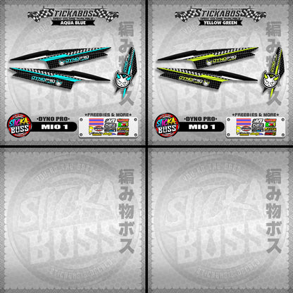 MIO 1 STICKER DECALS ( DYNO PRO )【WITH FREEBIES】