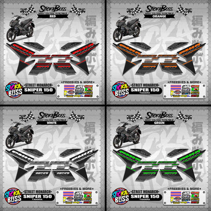 SNIPER 150 DECALS ( STREET MONARCH )【WITH FREEBIES】