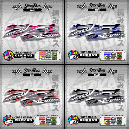 CLICK V3 STOCK DECALS ( 2023 VARIO )【WITH FREEBIES】