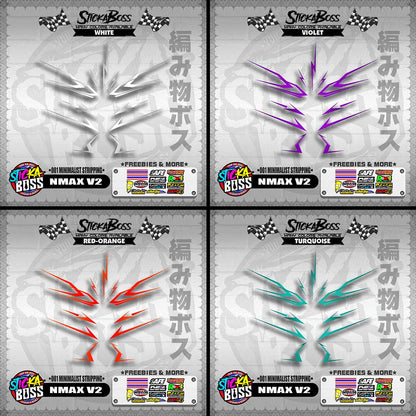 NMAX V2 DECALS ( 001 MINIMALIST STRIPPING )【WITH FREEBIES】